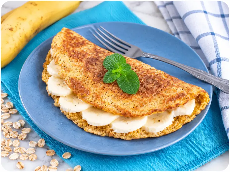 Omelete com Rúcula e Tomate